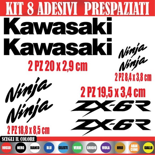 Kit adesivi kawasaki - adesivi, ninja