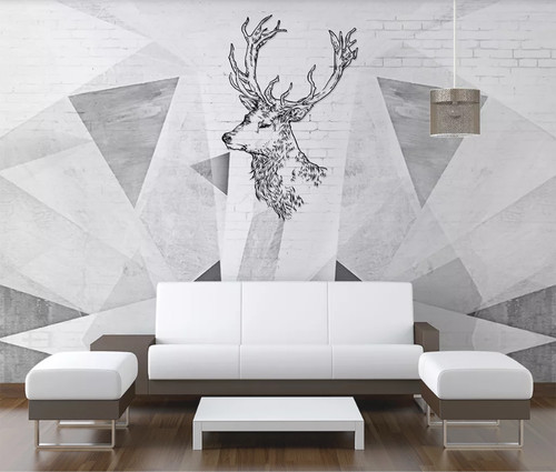 Pittura cervo r24311 carta - cervo, 3d