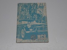 MG MGB TOURER AND GT DRIVER'S HANDBOOK USO E MANUTENZIONE 1972
