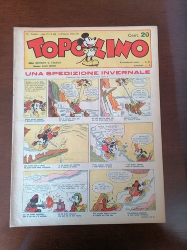 Topolino giornale nerbini - topolino,