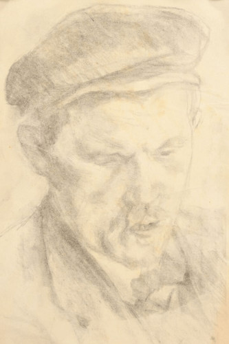 Disegno ritratto operaio - di,