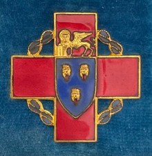 DALMAZIA ITALIANA PRO DALMATICA FIDE DISTINTIVO A CROCE CON SCATOLA MVSN CC.NN.