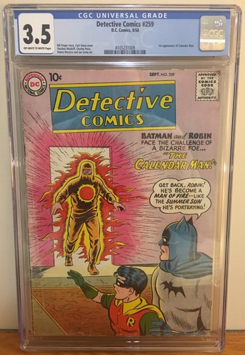 Detective comics 259 1958 cgc - 1958,