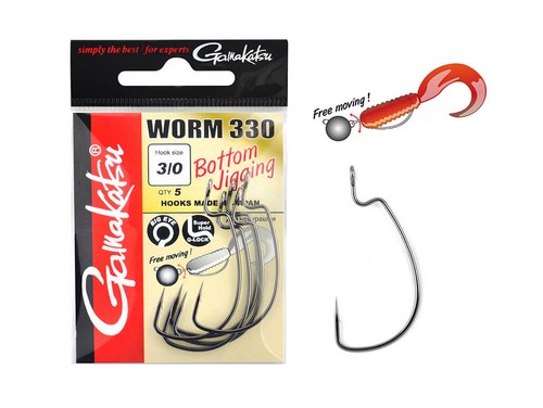 Gamakatsu worm 330 bottom - gamakatsu,