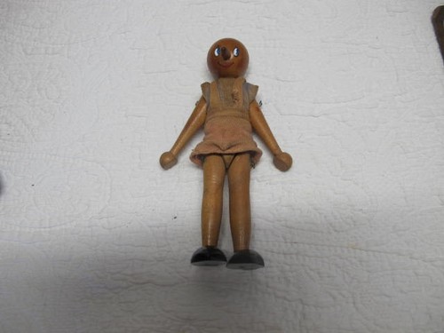 Bambola vintage legno - bambola,