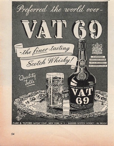 Vat scotch whisky vintage - 69,