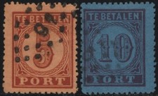 #OLA (06040) Olanda  1870  Segnatasse Cifra al centro (N°Tx.1/2)