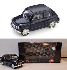 2042. BRUMM R249-06 FIAT 600 1a S. Trasformabile Chiusa 1956 Blu scuro/Dark blue