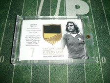 Patch maglia 2016 Futera George Best SUPERSTAR GAME WORN /59 SSP RARA leggend...
