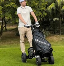 Eswing Carrello da Golf Elettrico Quattro Ruote Pieghevole Push or Ride 1600w Scooter