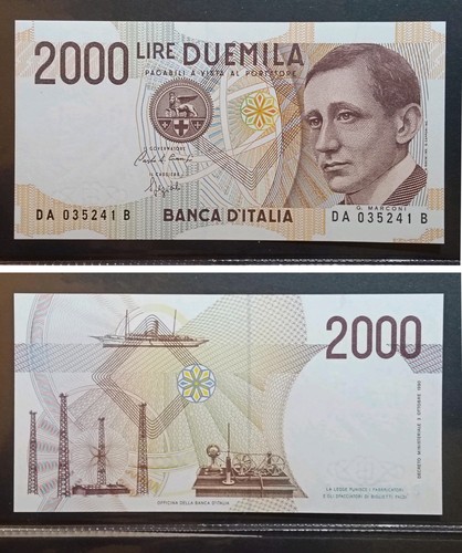 Italia banconota 2000 lire - banconota,