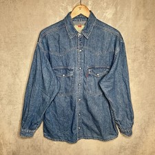 Camicia Levis uomo grande blu