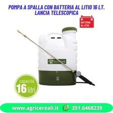 Pompa a Spalla con Batteria al