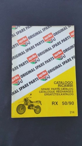 Aprilia 1990 catalogo - rx,