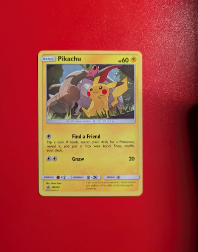 Carta pokemon pikachu black - pikachu,