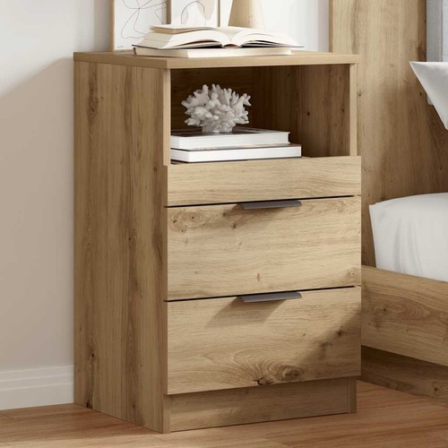 Comodino rovere artigianale - comodino,