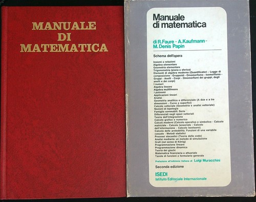 Manuale matematica vv - manuale,