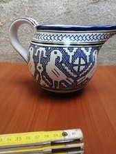 Brocca Porcellana Smaltata Deruta S. Volpi Vintage Colori Vivi Modernariato 