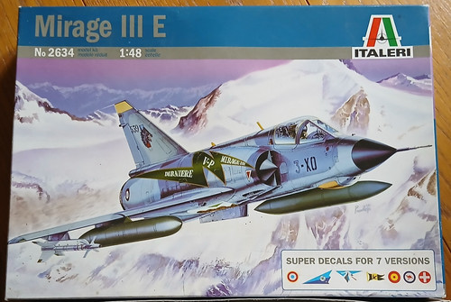 Mirage iii italeri 48 - e,