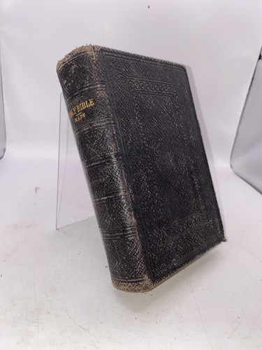1879 holy bible - oxford, leather