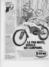 advertising Pubblicità brochure-MOTO SWM 320  '81-TRIAL EPOCA MOTO EPOCA