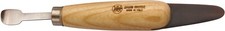 Spatola Saltagemma Fenditoio in corno di bufalo "2 Buoi" Art. DB 267L