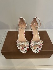 Tacchi donna con zeppa flamenco KATE SPADE NEW YORK - stampa giardino. Regno Unito 4. Prezzo consigliato £190