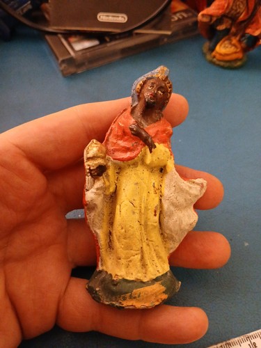 Personaggio presepe vintage - personaggio,