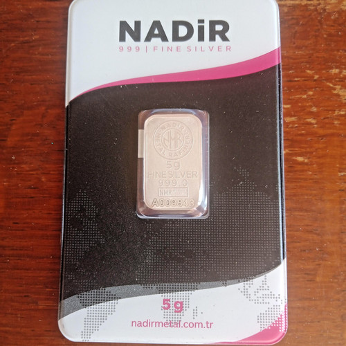 Lingotin argent sous - 5g,