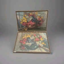 Antiche stampe acquerello su