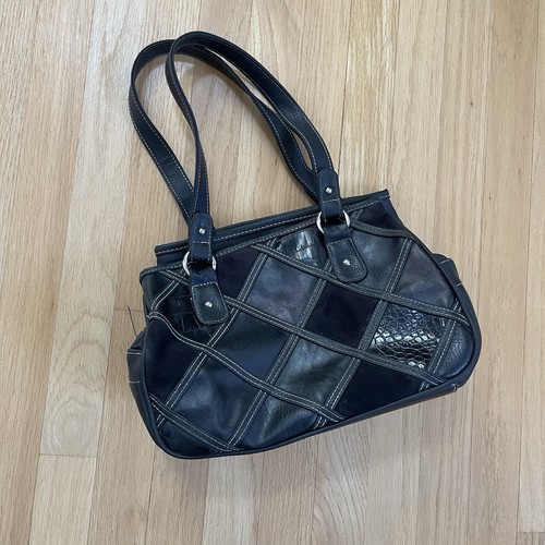 Borsa tracolla pelle nera - tracolla,