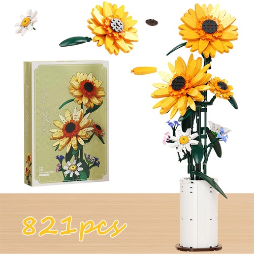 Set mattoncini fiori 821 pezzi