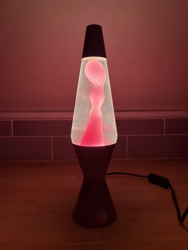 Lampada lava rosa - lava, base