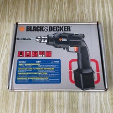 VINTAGE BLACK & DECKER ELECTRIC DRILL 80s CORDLESS MODEL BD 9631 new in box*17