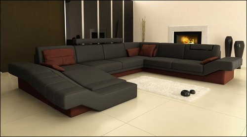 Divano pelle space style - divano,