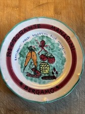 piatto Buon Ricordo Manarini  Bergamo antipasti Cam 1965 Variante Presentazione