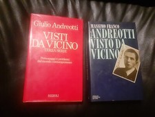 2 LIBRI: ANDREOTTI VISTO DA VICINO -M. FRANCO, VISTI DA VICINO -GIULIO ANDREOTTI