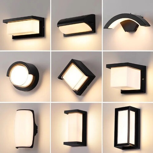 Lampada parete led - parete, esterno