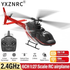 YuXiang F08 RC Elicottero 1/27 2,4G 6CH Brushless 6 Assi Simulazione Bell 206
