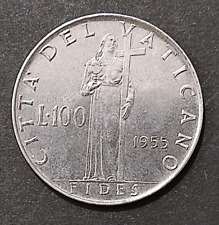VATICANO PIO XII 100 LIRE 1955