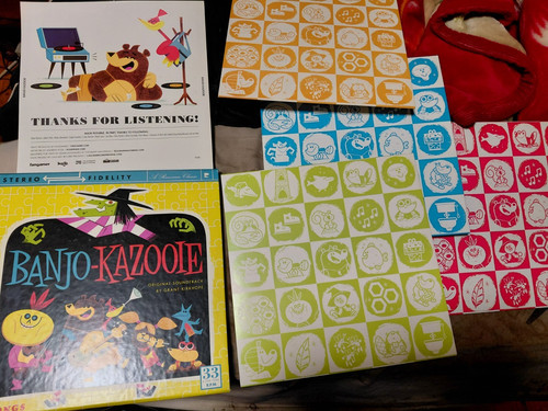 Banjo kazooie 4lp vinyl - banjo, box