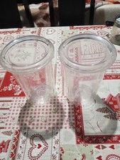 Porta-Bottiglie di vino/alcolici, e ghiaccio, trasparenti. 2 pezzi