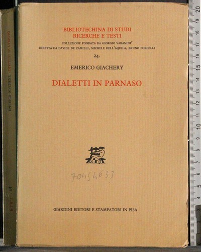Dialetti parnaso emerico - parnaso.,