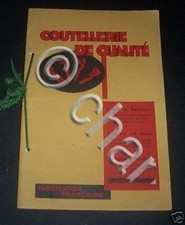 Catalogo Coutellerie de qualitè - Coltelli a serramanico (svizzeri) - anni '40