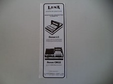 advertising Pubblicità 1969 REGISTRATORE LESA RENAS LC/RENAS CM 22