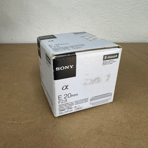 Sony 20mm 8 obiettivo - f2.8,