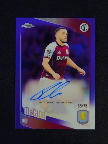 John mcginn 2025 topps - john,
