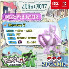 ✨6IV NORMAL Mewtwo Y + EVS 🚀 POKEMON LEGENDS ZA✨Consegna online⚡
