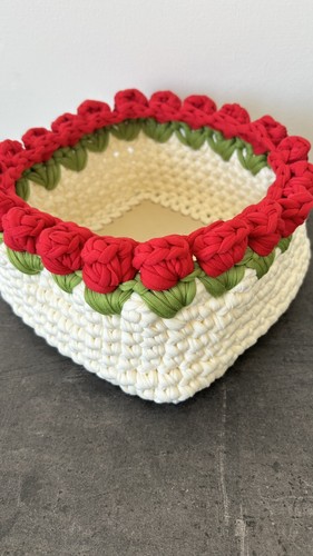 Cestino organizer crochet - cestino,