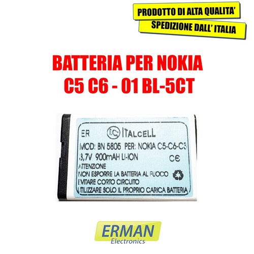 Batteria per nokia - c5, 01